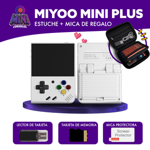 Consola Portátil Retro + Mica + Estuche de Regalo